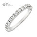 Eternity пръстен от бяло злато 18k с диаманти 0.35ct KD сертификат Eternity пръстен от бяло злато 18k с диаманти 0.35ct KD сертификат