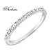 Eternity пръстен от бяло злато 18k с диаманти 0.20ct KD сертификат Eternity пръстен от бяло злато 18k с диаманти 0.20ct KD сертификат