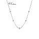 Колие с Диаманти 0.15 Карата - SBBGT05CB03 | Бяло Злато 18к. | Kirkorian Diamonds