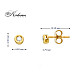 Класически обеци от жълто злато 18k с диаманти 0.09ct – S204984CG Класически обеци от жълто злато 18k с диаманти 0.09ct – S204984CG