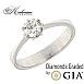 Годежен пръстен 14к. с диамант бяло или жълто 0.30 карата GIA сертификат код:K377