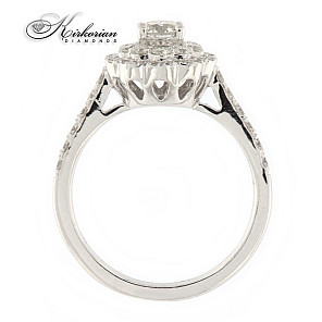 Годежен пръстен 14к. с диаманти 0.97 карата код:532