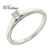 Годежен пръстен бяло злато 14к. с диаманти 0.25 карата код:RB22