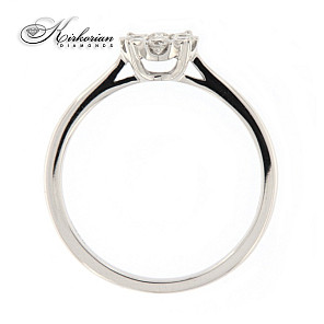 Годежен пръстен 14к. с диаманти 0.25 карата код:RN64