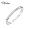 Фина брачна халка от бяло злато 18K с диаманти 0.14ct и KD сертификат – модел 10110076 Фина брачна халка от бяло злато 18K с диаманти 0.14ct и KD сертификат – модел 10110076