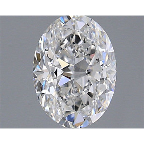 Diamond 0.9 ct, F, VVS1, -, OVAL