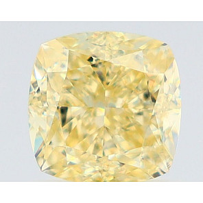 Diamond 1.18 ct, Fancy Yellow, VS2, -, CUSHION MODIFIED