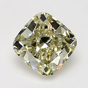 Diamond 1.8 ct, Fancy Yellow, SI2, -, CUSHION BRILLIANT