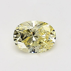 Diamond 0.74 ct, Fancy Yellow, VS1, -, OVAL