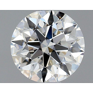 Diamond 0.61 ct, F, VVS2, EX, ROUND