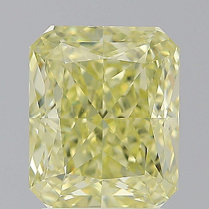 Diamond 3.01 ct, Fancy Yellow, VS1, -, RADIANT