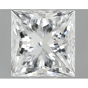 Diamond 1.02 ct, F, SI2, -, PRINCESS