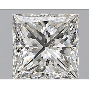 Diamond 1.6 ct, H, SI2, -, PRINCESS