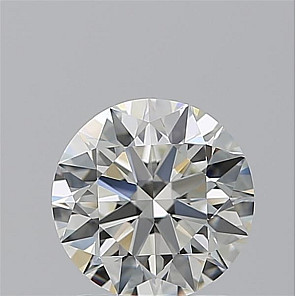 Diamond 1.35 ct, J, IF, EX, ROUND