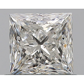 Diamond 0.71 ct, H, VS2, -, PRINCESS