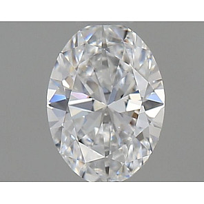 Diamond 0.33 ct, D, SI1, -, OVAL