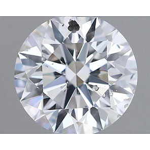 Diamond 0.3 ct, D, SI2, EX, ROUND