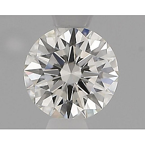 Diamond 0.53 ct, J, VVS1, EX, ROUND