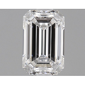 Diamond 0.39 ct, D, VVS1, -, EMERALD