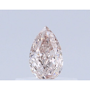 Diamond 0.31 ct, Fancy Light Orangy Pink, SI1, -, PEAR
