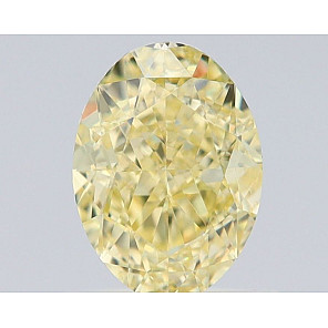 Diamond 1.03 ct, Fancy Yellow, VVS2, -, OVAL