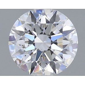 Diamond 0.43 ct, D, VS1, EX, ROUND