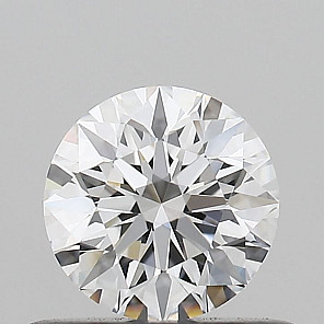 Diamond 0.46 ct, D, VVS2, EX, ROUND