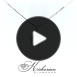 Колие от бяло злато 14k с топаз 1.00ct и диаманти 0.06ct | Код: KN1
