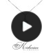 Колие от бяло злато 14k с топаз 1.26ct и диаманти 0.07ct | Код: KN2 Колие от бяло злато 14k с топаз 1.26ct и диаманти 0.07ct | Код: KN2