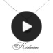 Колие от бяло злато 14k с диаманти 0.27ct – класическа елегантност | Код: PE151