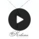 Колие ключ от бяло злато 18k с диаманти 0.10ct | Код: RN105