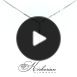 Кръст от бяло злато 18k с диаманти 0.11ct – елегантно религиозно бижу | Код: RN118