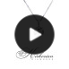Колие от бяло злато 18k с черни диаманти 0.40ct – модел RN211 | Kirkorian Diamonds Колие от бяло злато 18k с черни диаманти 0.40ct – модел RN211 | Kirkorian Diamonds