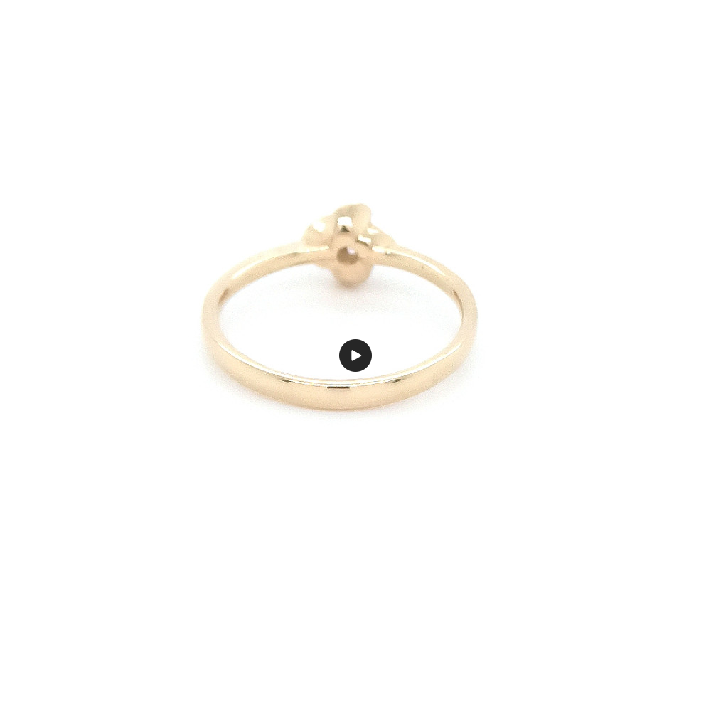 Годежен пръстен от бяло злато 14К с диамант 0.10 ct – код K360 Годежен пръстен от бяло злато 14К с диамант 0.10 ct – код K360