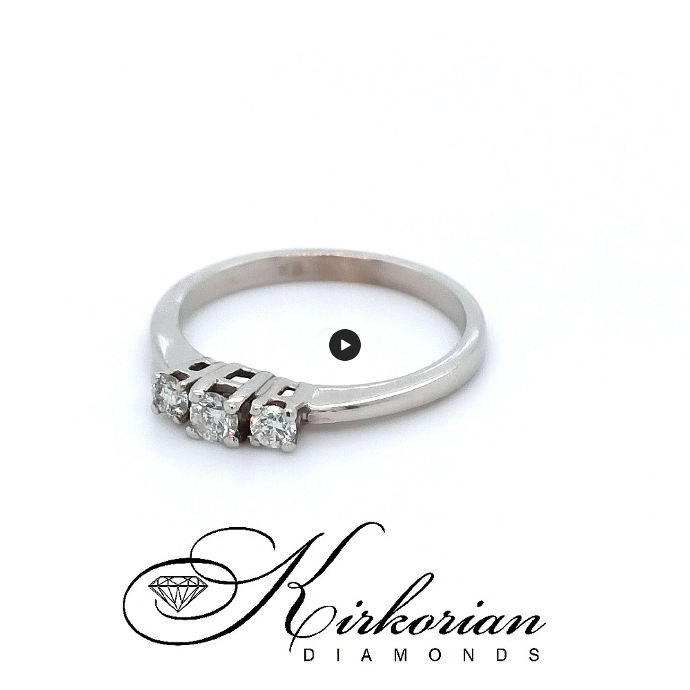 Годежен пръстен 14к. с диаманти 0.23 карата код:391