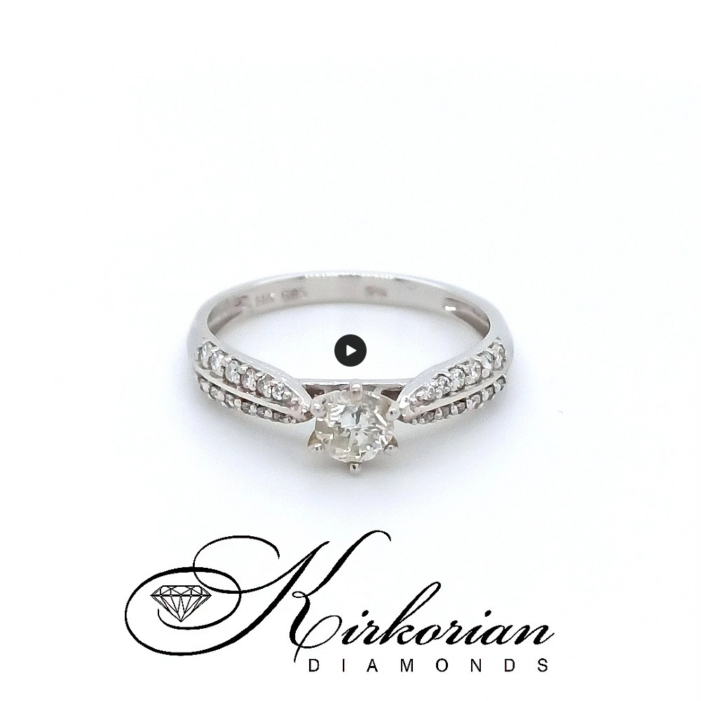 Годежен пръстен 14к. с диаманти 0.525 карата код:463