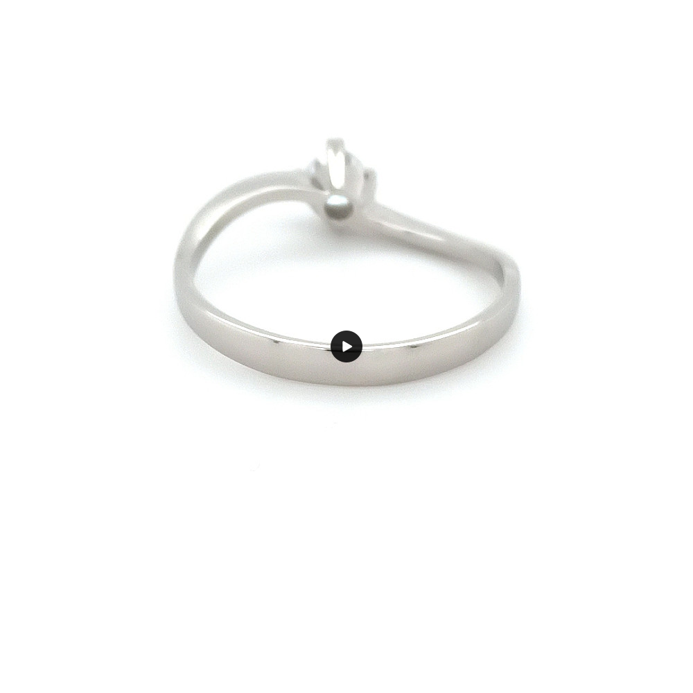 Годежен пръстен 14к. с диамант 0.24 карата код:K488
