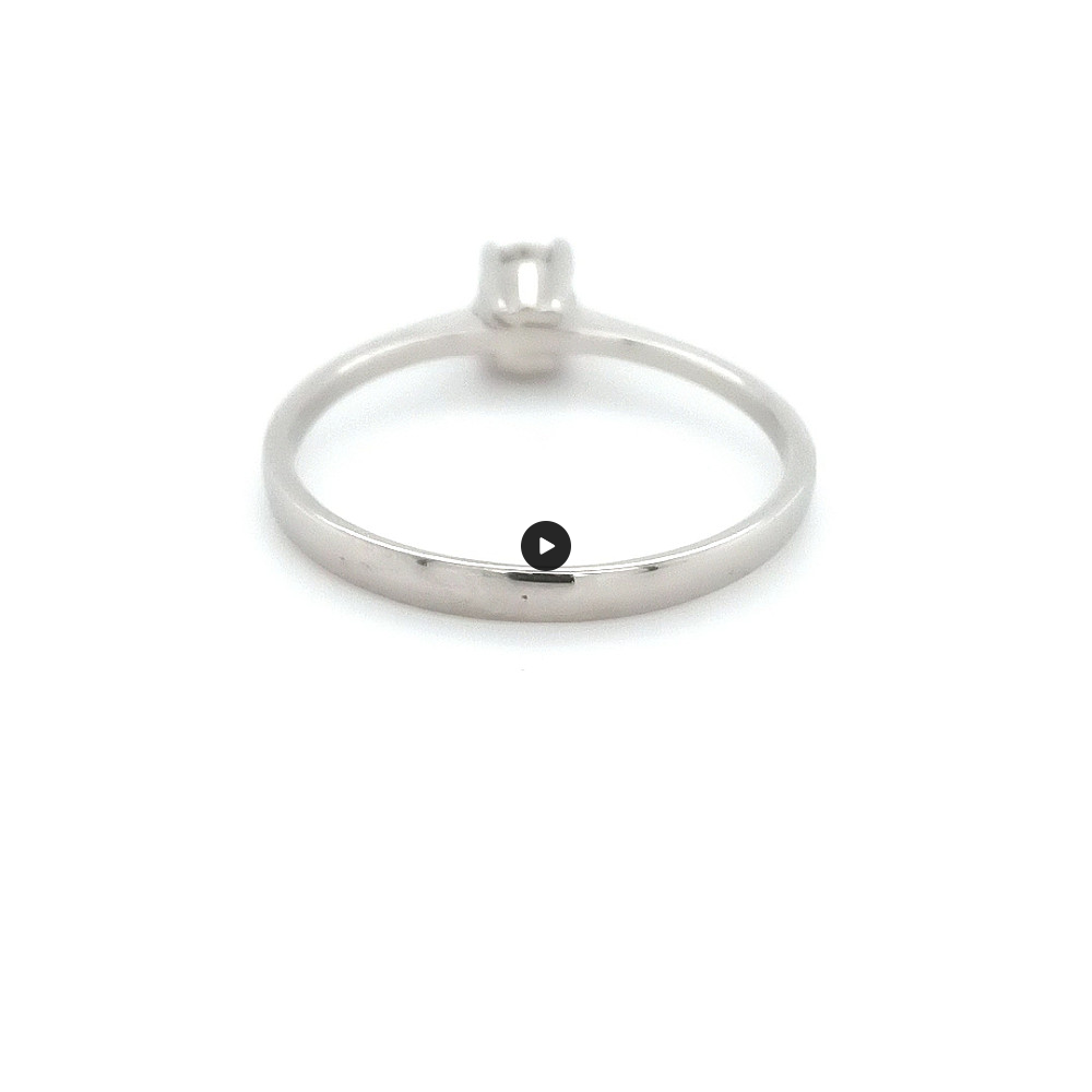 Годежен пръстен 14к. с диамант 0.19 карата код:K492