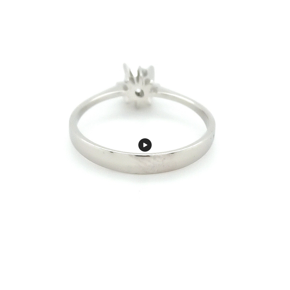Годежен пръстен 14к. с диамант 0.25 карата с GIA сертификат код:501