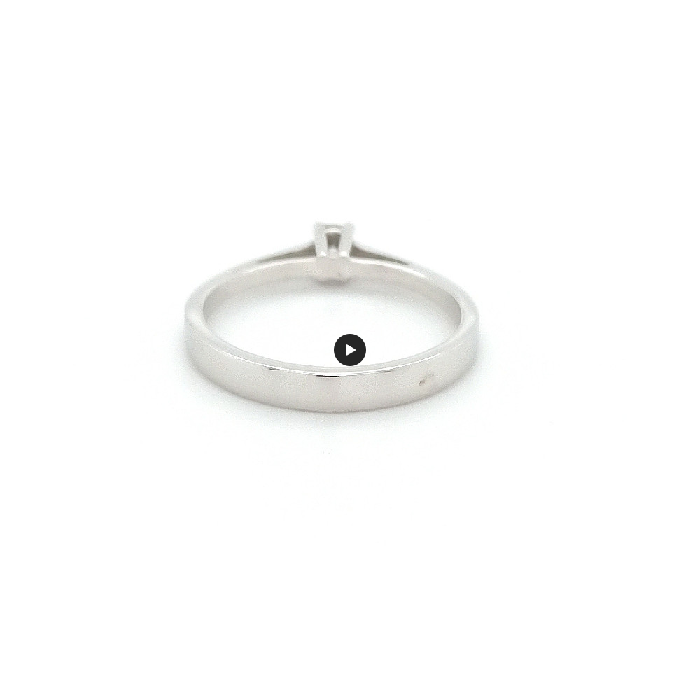 Годежен пръстен 14к. с диамант 0.075 карата код:571