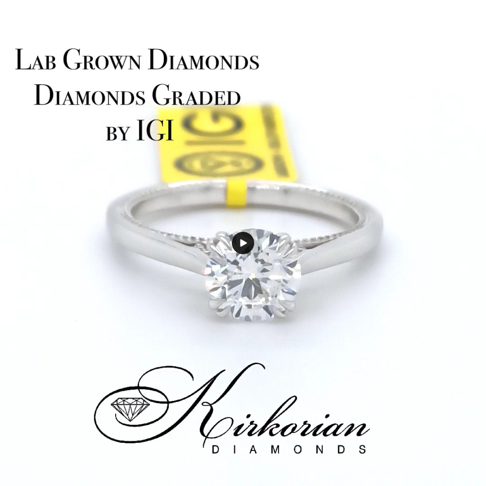 Солитер годежен пръстен с диамант 1.15ct от бяло злато 18K | Lab Grown | IGI сертификат | Код: LG3250 Солитер годежен пръстен с диамант 1.15ct от бяло злато 18K | Lab Grown | IGI сертификат | Код: LG3250