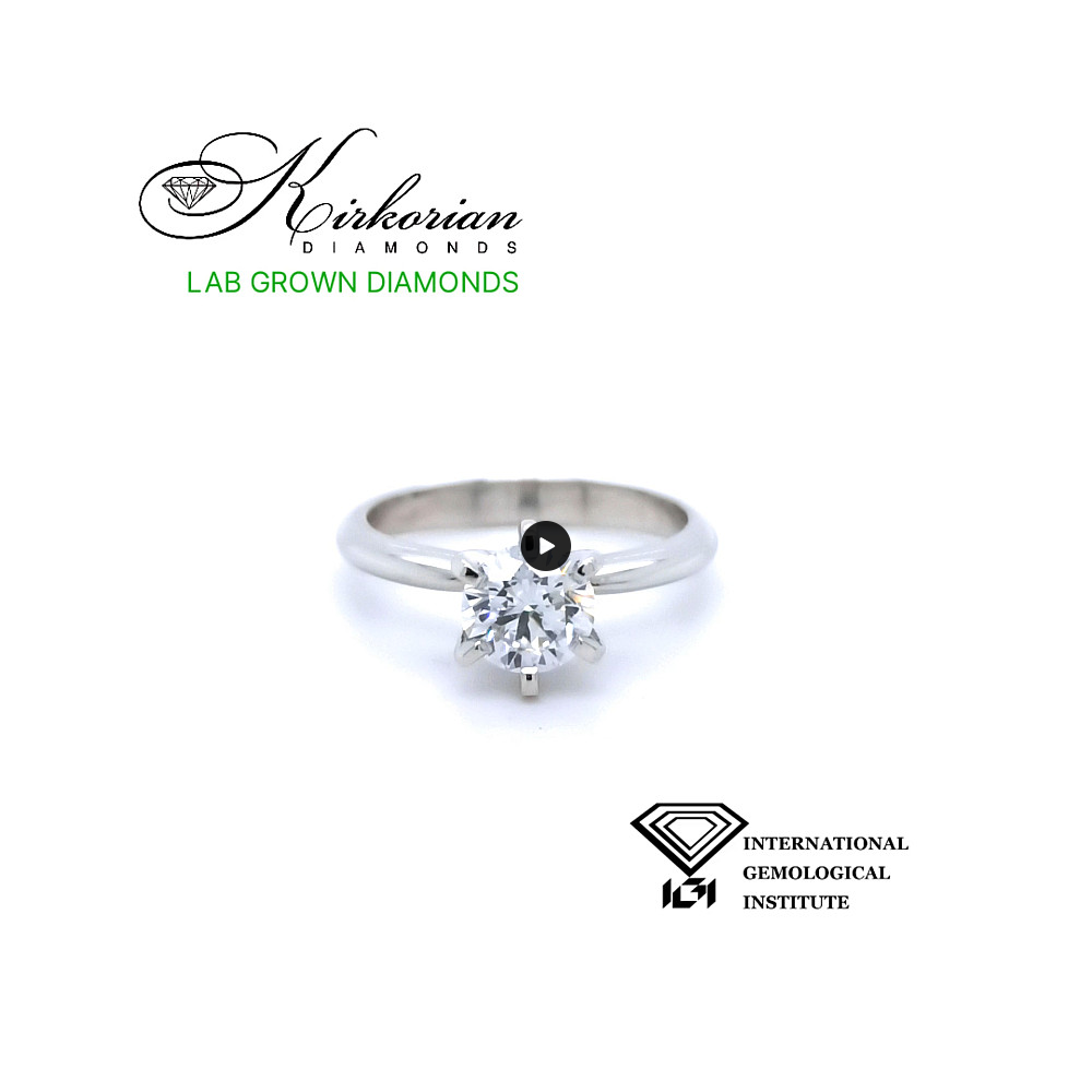 Класически годежен пръстен с диамант 1.04ct | Бяло злато 14k | IGI сертификат – Модел LG620 Класически годежен пръстен с диамант 1.04ct | Бяло злато 14k | IGI сертификат – Модел LG620