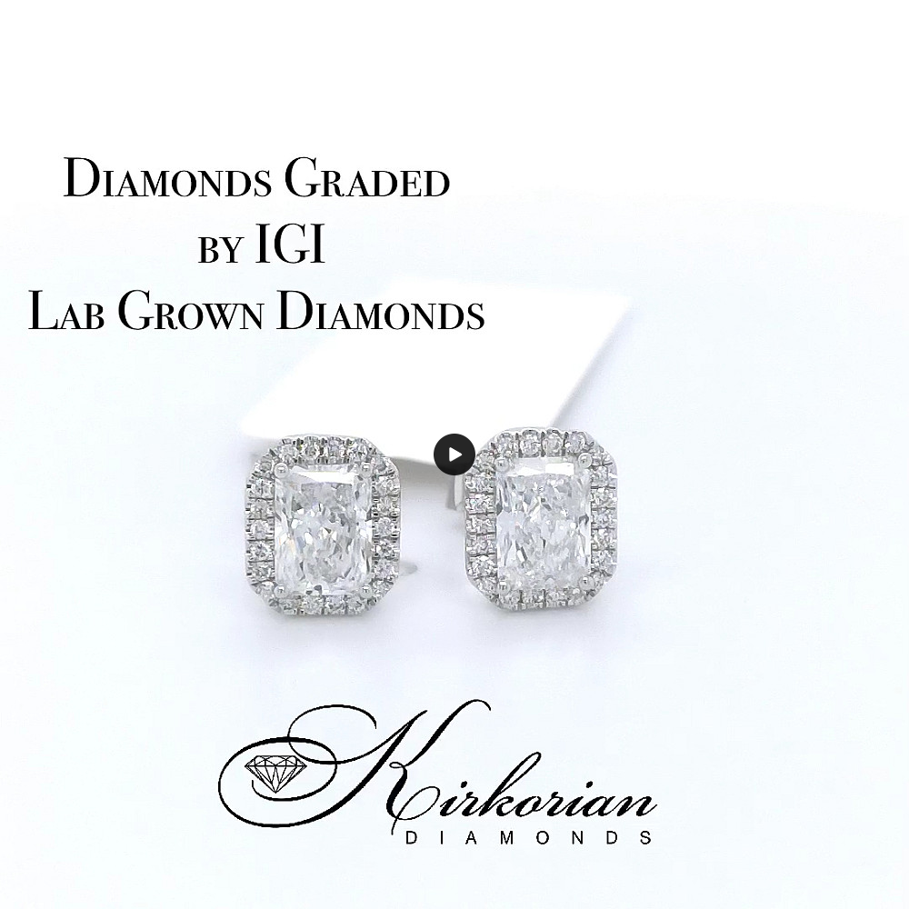 Обеци с Lab Grown диаманти 1.63ct | Бяло злато 18k | IGI сертификат – LGSJE31955A Обеци с Lab Grown диаманти 1.63ct | Бяло злато 18k | IGI сертификат – LGSJE31955A