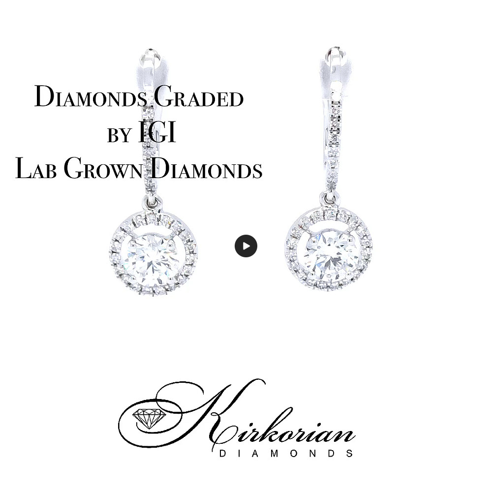 Обеци с Lab Grown диаманти 1.30ct | Бяло злато 18k | IGI сертификат – LGSJE4264 Обеци с Lab Grown диаманти 1.30ct | Бяло злато 18k | IGI сертификат – LGSJE4264