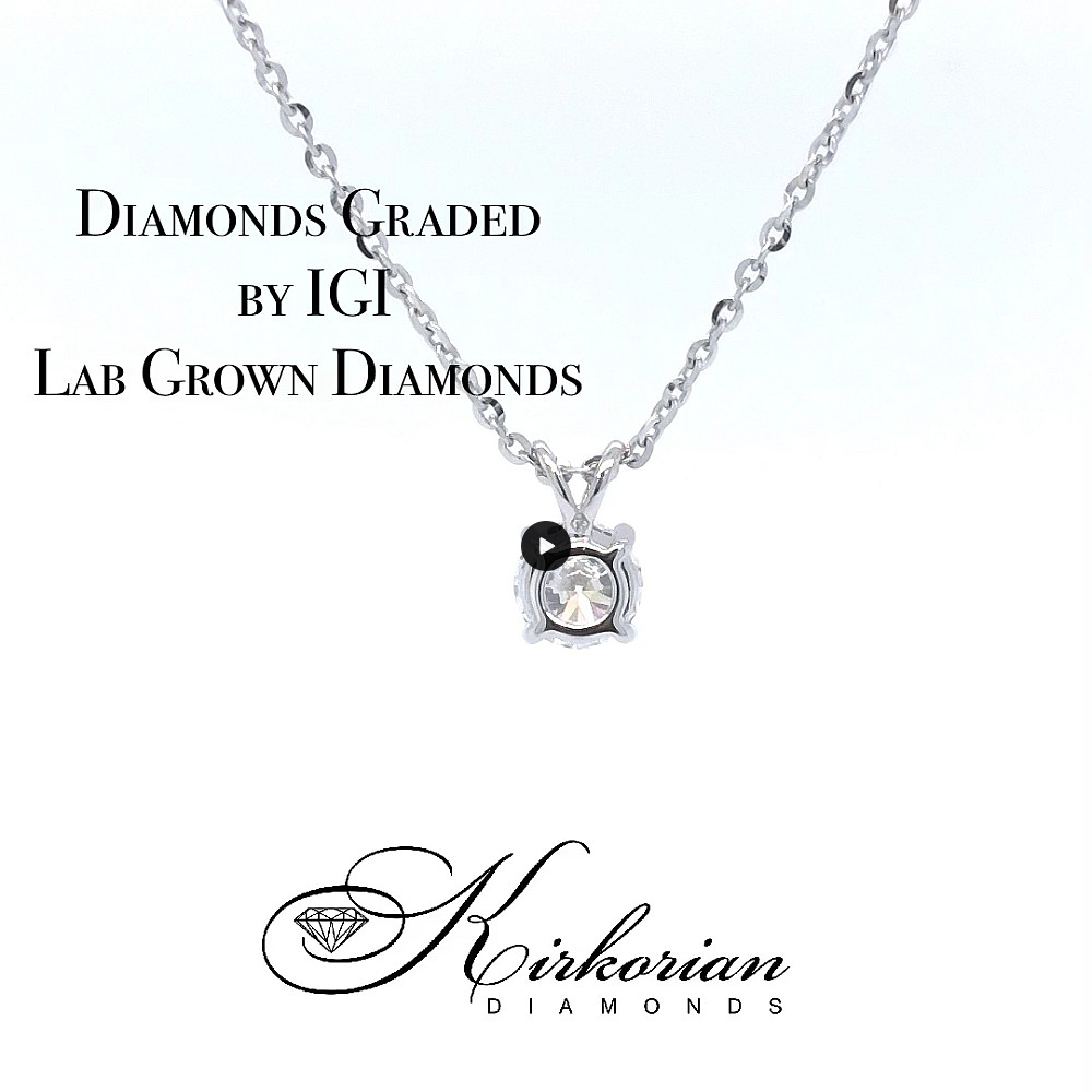 Класическо колие с Lab Grown диамант 0.50ct | Бяло злато 18k | IGI сертификат – LGSJP31594B Класическо колие с Lab Grown диамант 0.50ct | Бяло злато 18k | IGI сертификат – LGSJP31594B