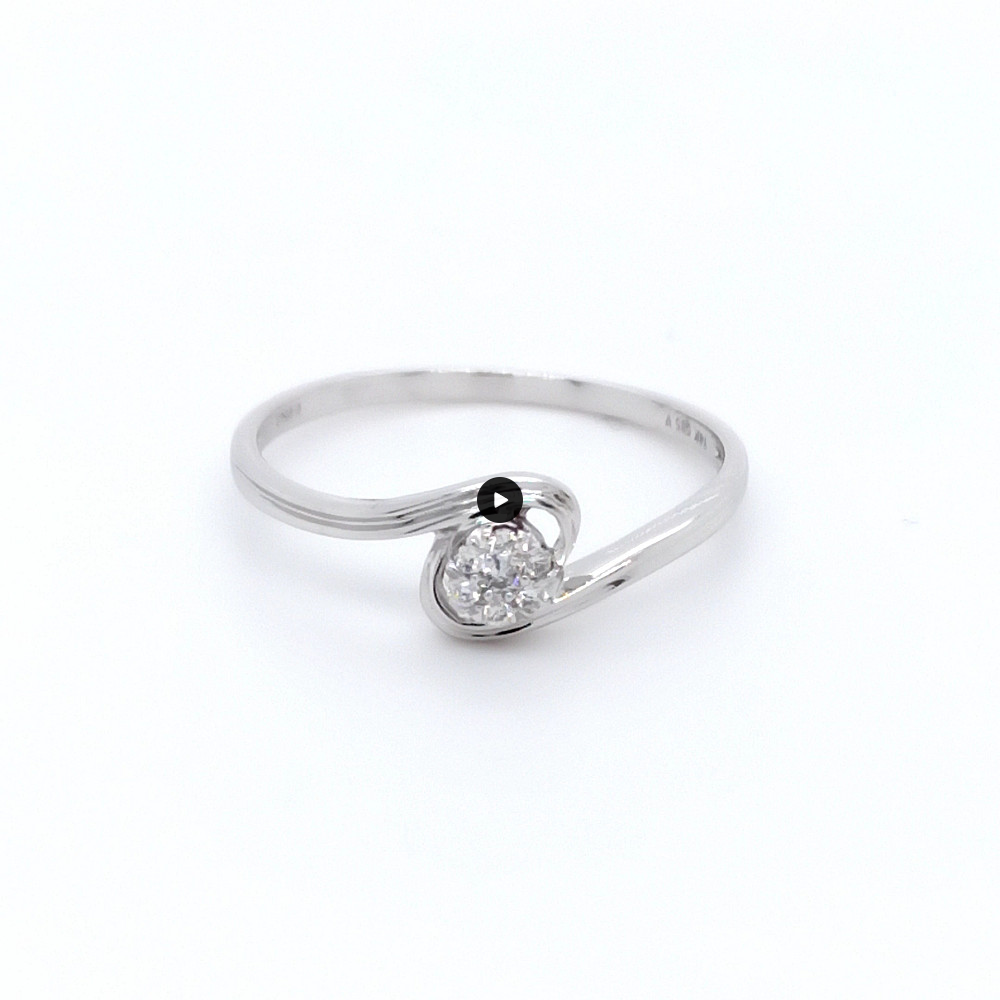 Годежен пръстен 14к. диаманти 0.05 карата код:RN203