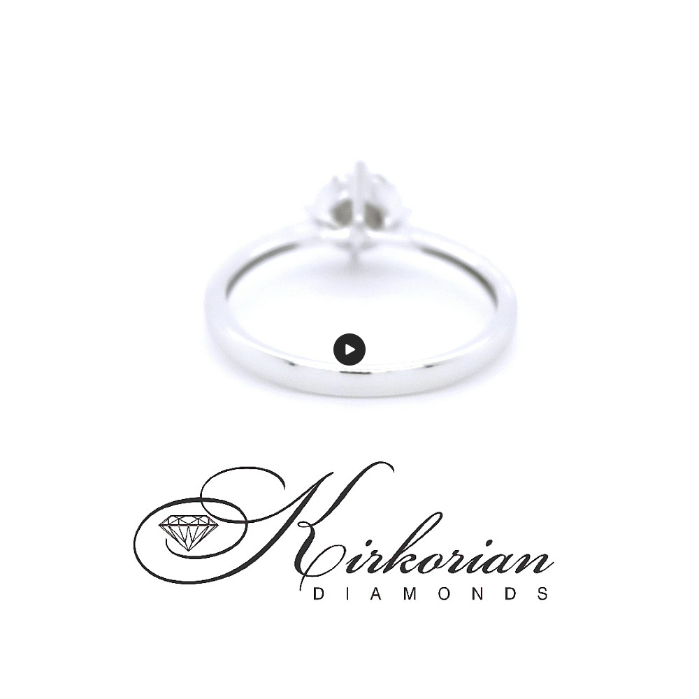 Годежен пръстен бяло злато 18к.  диаманти 0.25 карата код:RN226