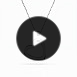 Елегантно колие сърце от бяло злато 18К с диаманти 0.31ct | Код: 104-10060