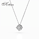 Колие с диаманти 0.18ct от бяло злато 18К – Код: 10410001