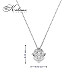 Колие с диаманти 0.18ct от бяло злато 18К – Код: 10410001